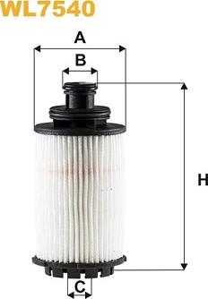 WIX Filters WL7540 - Filtro olio www.autoricambi360.it