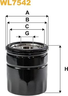 WIX Filters WL7542 - Filtro olio www.autoricambi360.it