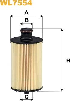 WIX Filters WL7554 - Filtro olio www.autoricambi360.it
