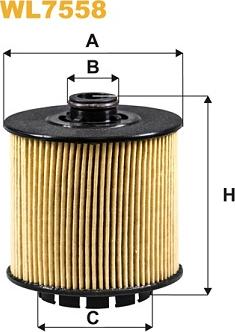 WIX Filters WL7558 - Filtro olio www.autoricambi360.it