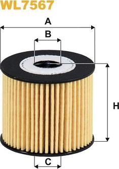 WIX Filters WL7567 - Filtro olio www.autoricambi360.it