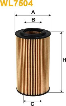 WIX Filters WL7504 - Filtro olio www.autoricambi360.it