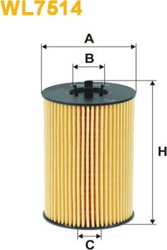WIX Filters WL7514 - Filtro olio www.autoricambi360.it