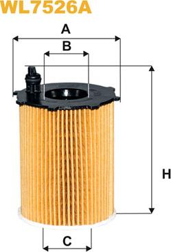 WIX Filters WL7526A - Filtro olio www.autoricambi360.it