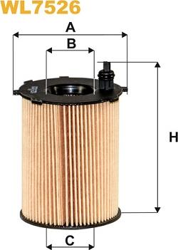 WIX Filters WL7526 - Filtro olio www.autoricambi360.it