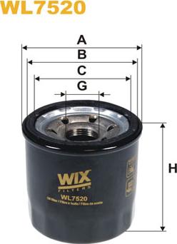 WIX Filters WL7520 - Filtro olio www.autoricambi360.it