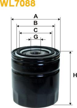 WIX Filters WL7088 - Filtro olio www.autoricambi360.it