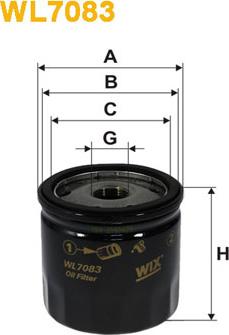 WIX Filters WL7083 - Filtro olio www.autoricambi360.it