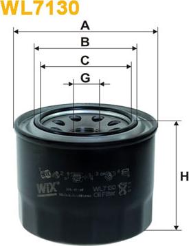 WIX Filters WL7130 - Filtro olio www.autoricambi360.it