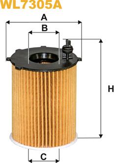 WIX Filters WL7305A - Filtro olio www.autoricambi360.it