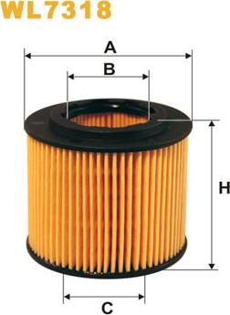 WIX Filters WL7318 - Filtro olio www.autoricambi360.it