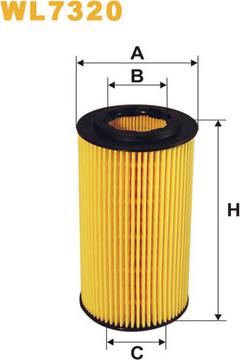 WIX Filters WL7320 - Filtro olio www.autoricambi360.it