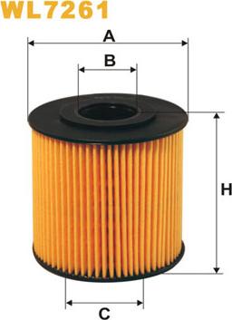 WIX Filters WL7261 - Filtro olio www.autoricambi360.it