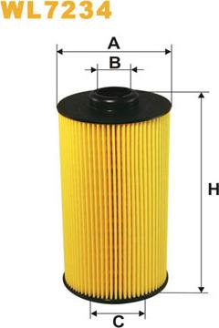 WIX Filters WL7234 - Filtro olio www.autoricambi360.it