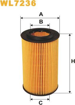 WIX Filters WL7236 - Filtro olio www.autoricambi360.it
