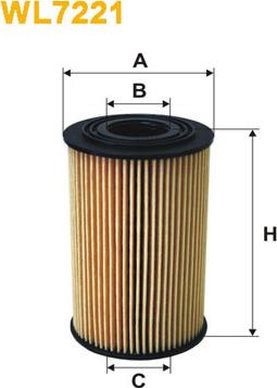 WIX Filters WL7221 - Filtro olio www.autoricambi360.it