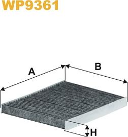 WIX Filters WP9361 - Filtro, Aria abitacolo www.autoricambi360.it
