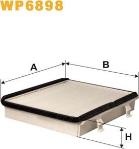 WIX Filters WP6898 - Filtro, Aria abitacolo www.autoricambi360.it