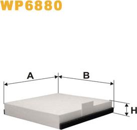 WIX Filters WP6880 - Filtro, Aria abitacolo www.autoricambi360.it