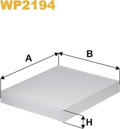 WIX Filters WP2194 - Filtro, Aria abitacolo www.autoricambi360.it