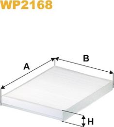 WIX Filters WP2168 - Filtro, Aria abitacolo www.autoricambi360.it