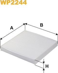 WIX Filters WP2244 - Filtro, Aria abitacolo www.autoricambi360.it
