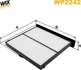 WIX Filters WP2242 - Filtro, Aria abitacolo www.autoricambi360.it