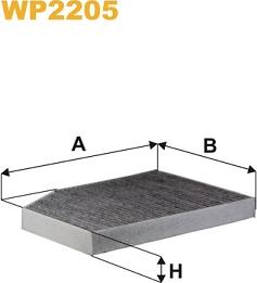 WIX Filters WP2205 - Filtro, Aria abitacolo www.autoricambi360.it