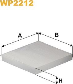 WIX Filters WP2212 - Filtro, Aria abitacolo www.autoricambi360.it