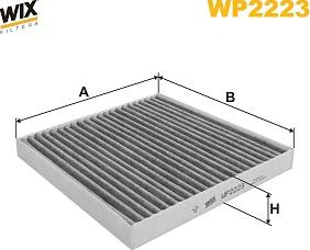 WIX Filters WP2223 - Filtro, Aria abitacolo www.autoricambi360.it