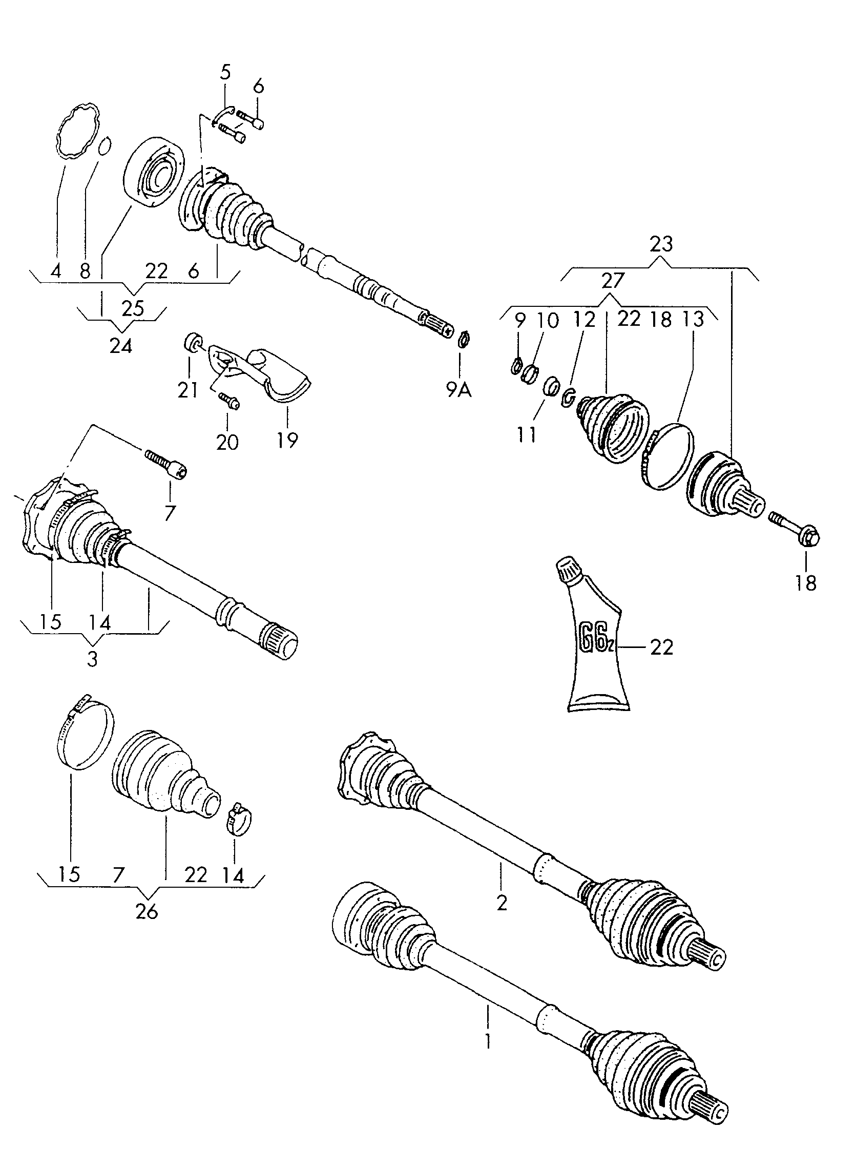 VAG 4B0 407 643 - Bullone / Vite www.autoricambi360.it