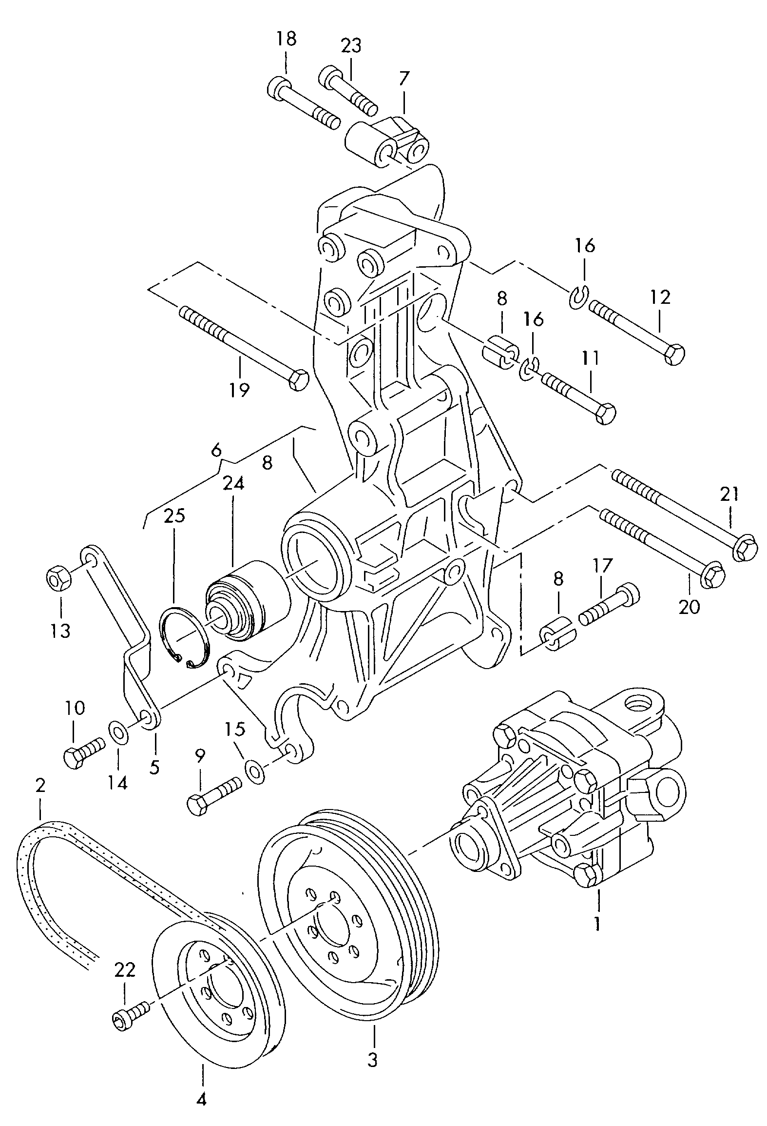 VAG N 011 008 30 - Kit cinghie dentate www.autoricambi360.it