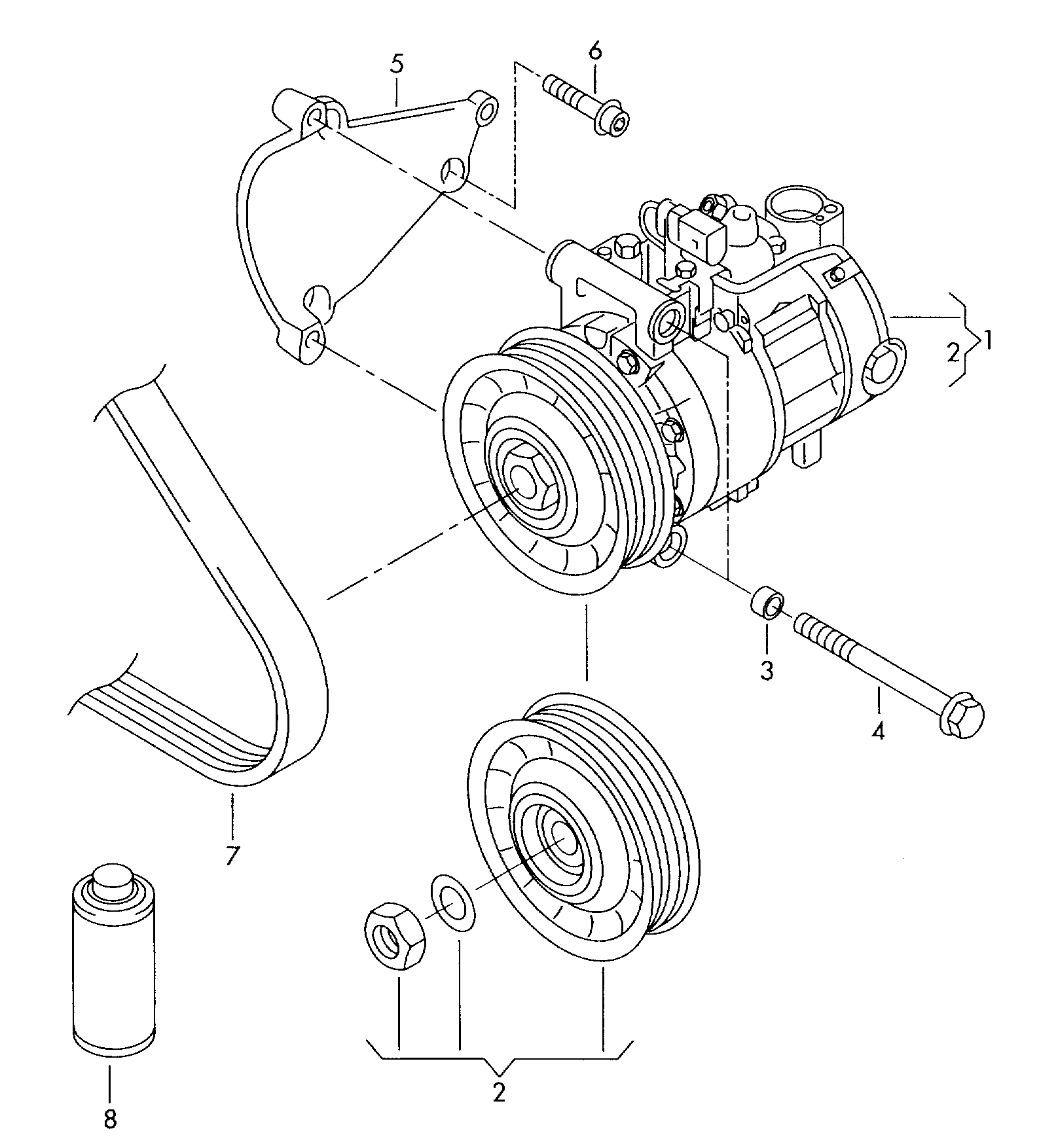 AHE 97757 - Compressore, Climatizzatore www.autoricambi360.it