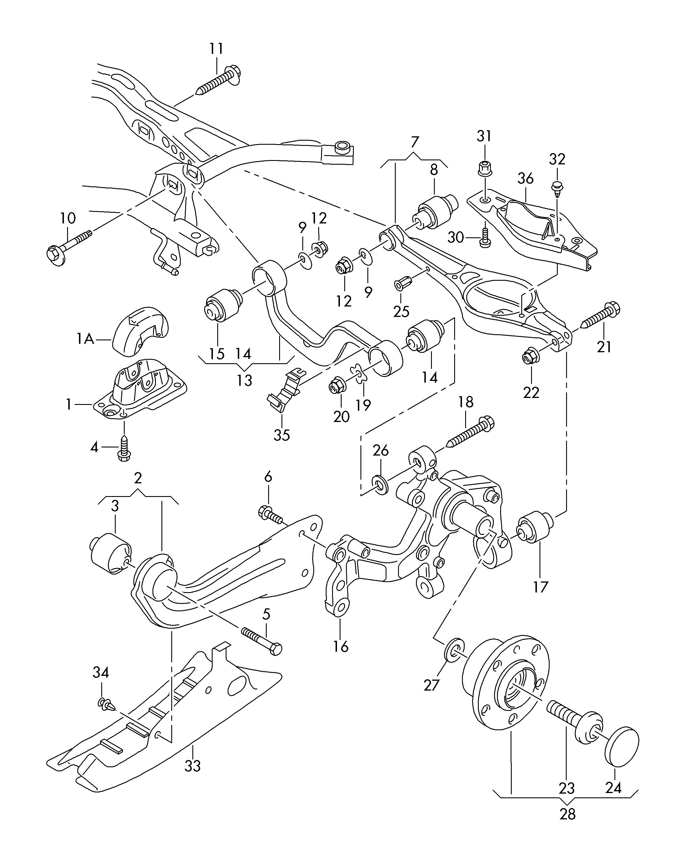 Sasic 2256123 - Supporto, Braccio oscillante www.autoricambi360.it