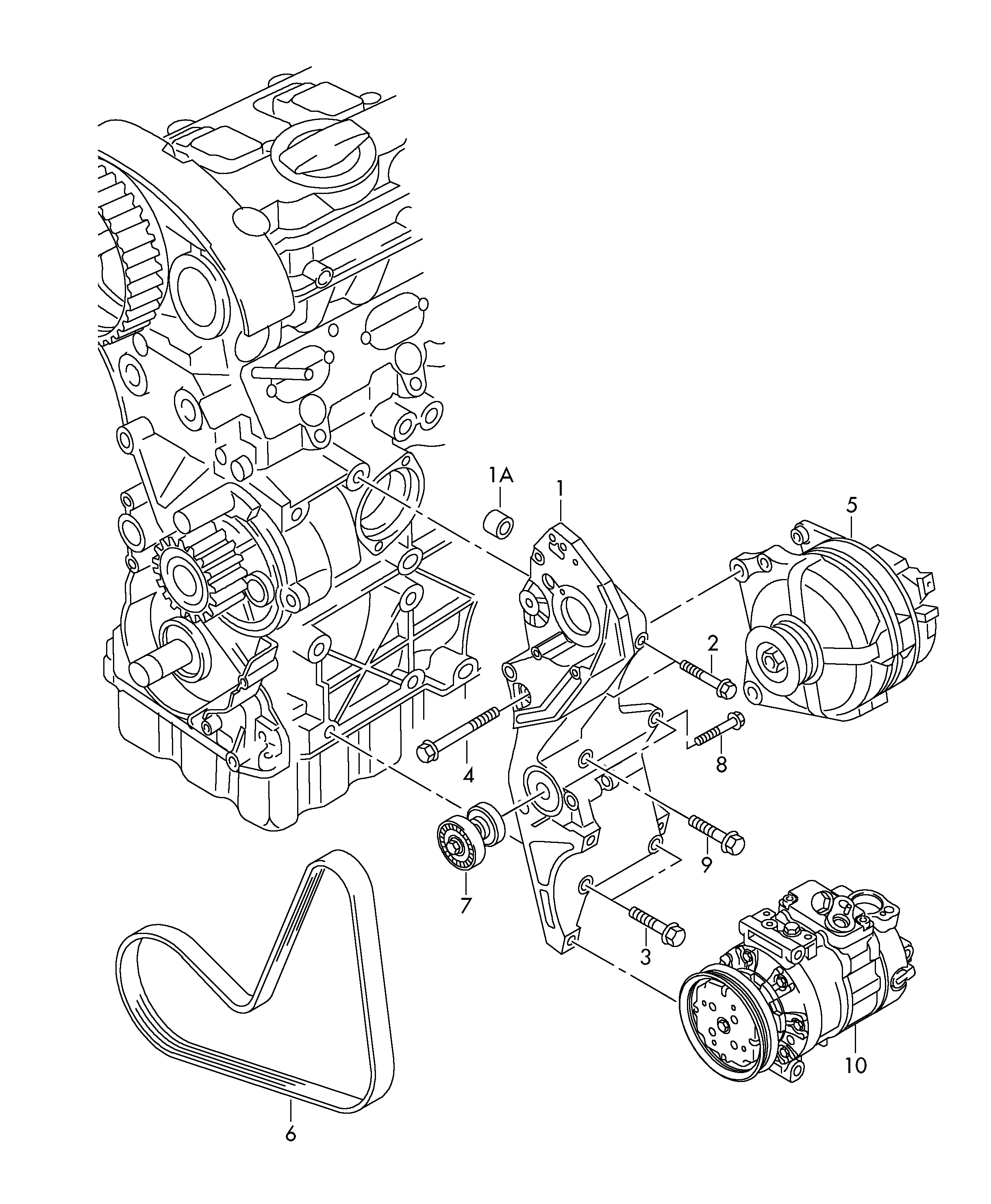 VAG 03L 903 137 T - Cinghia Poly-V www.autoricambi360.it