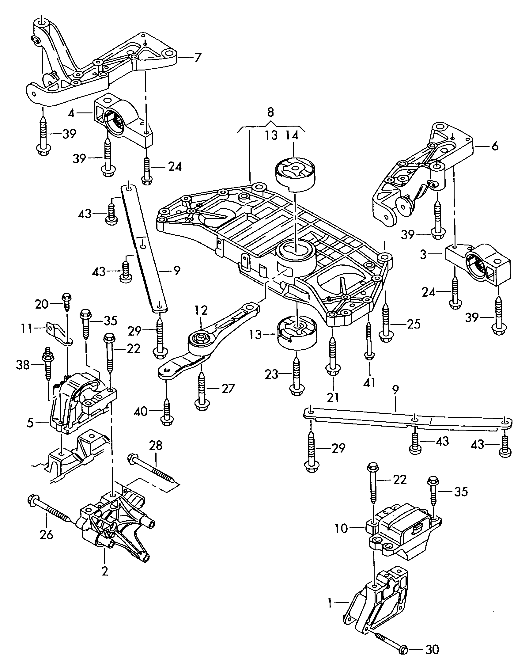 GOOM CAS-0032 - Supporto, Braccio oscillante www.autoricambi360.it