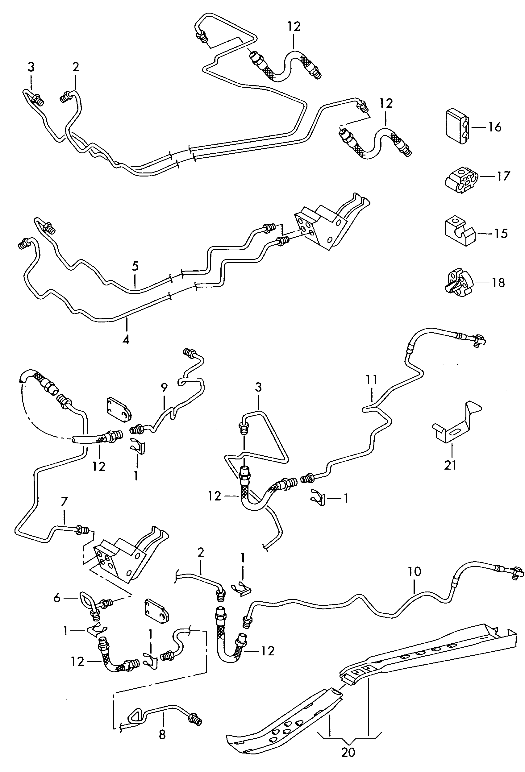 VAG 6X0611775 - Flessibile del freno www.autoricambi360.it