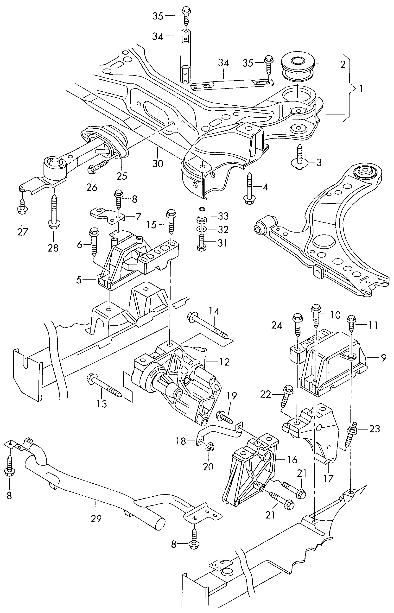 VAG N   905 969 02 - Bullone / Vite www.autoricambi360.it