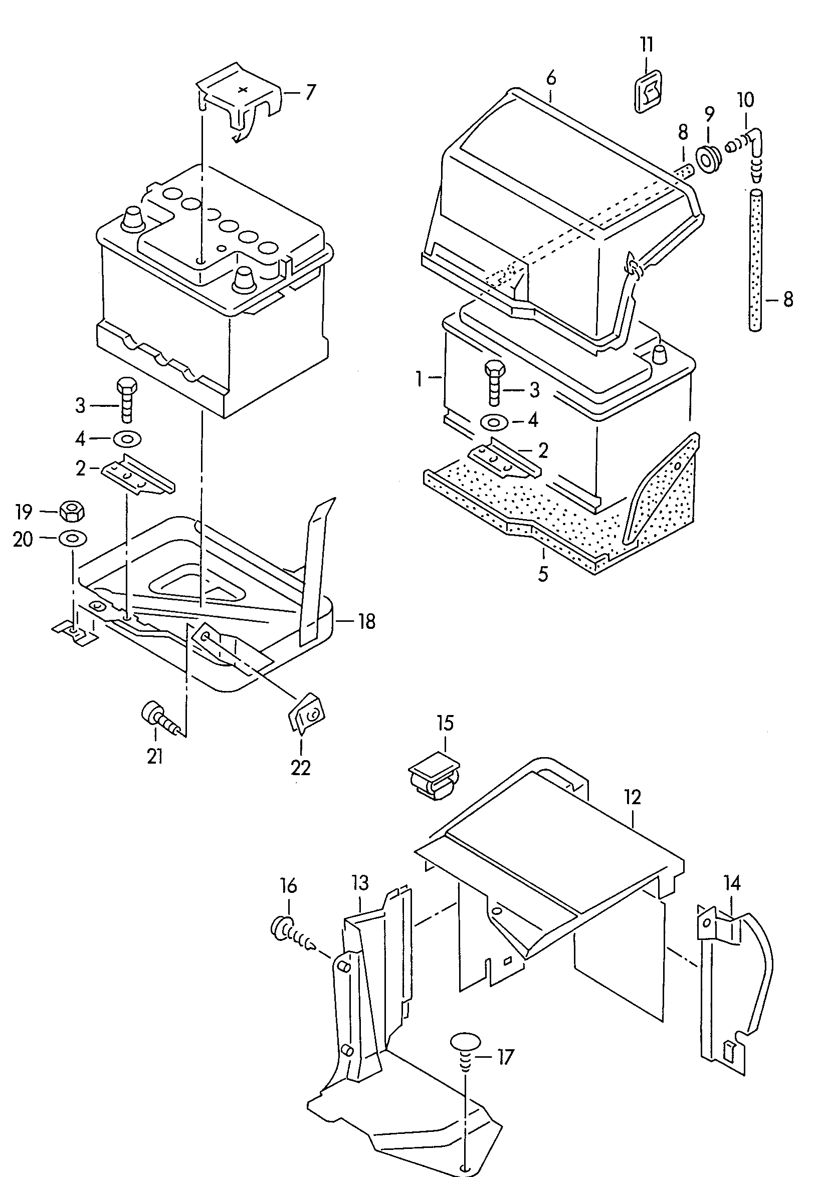 VAG N 011 008 40 - Kit cinghie dentate www.autoricambi360.it