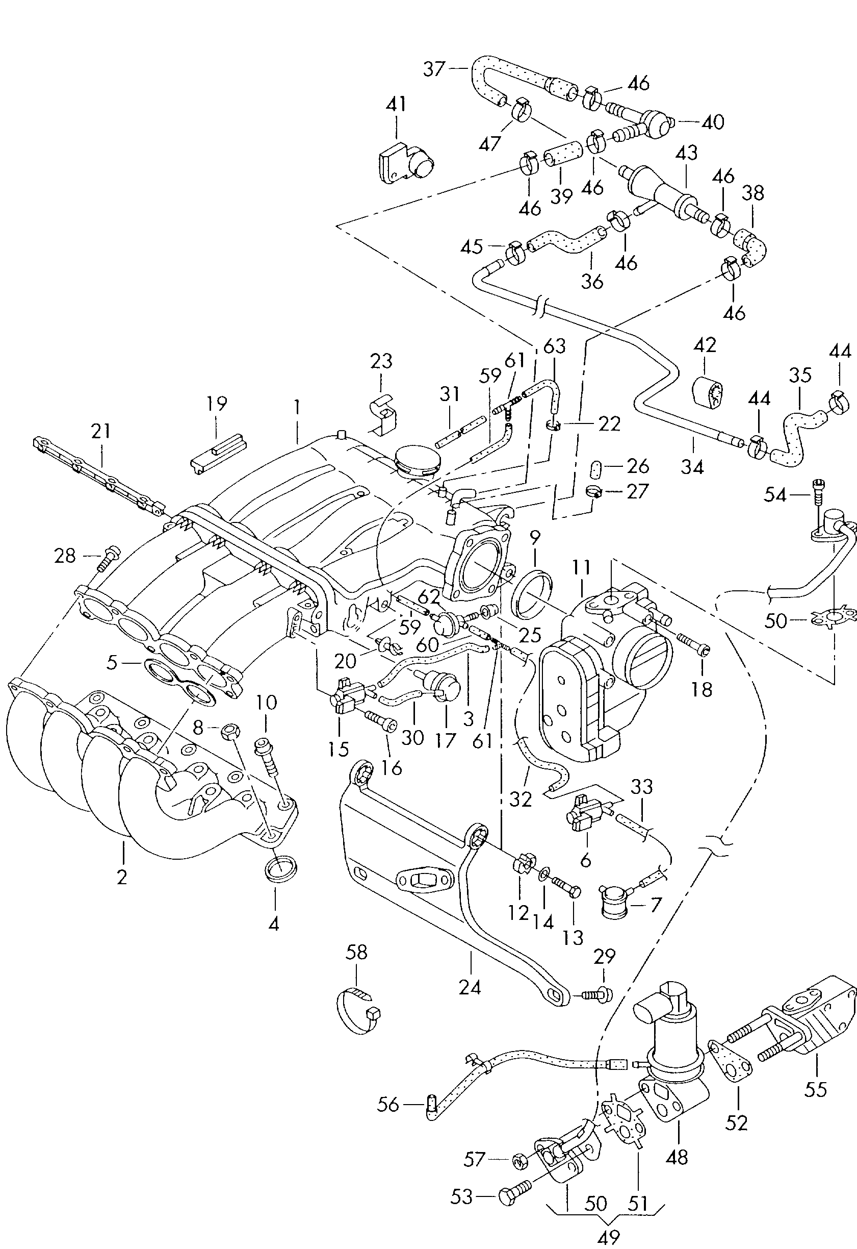 VAG 1J0906283B - Valvola wastegate www.autoricambi360.it