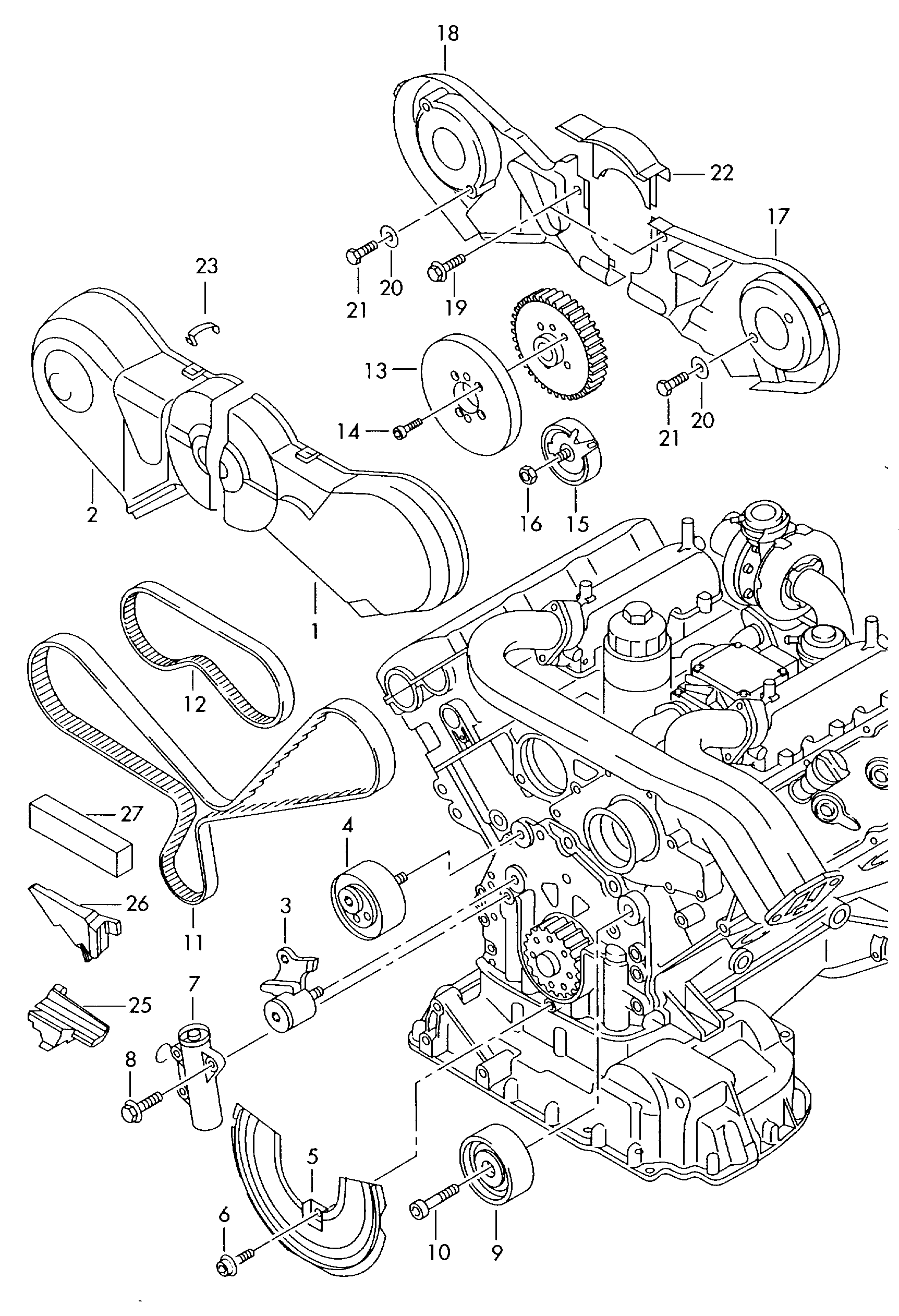Autokit 03.80411 - Rullo tenditore, Cinghia dentata www.autoricambi360.it