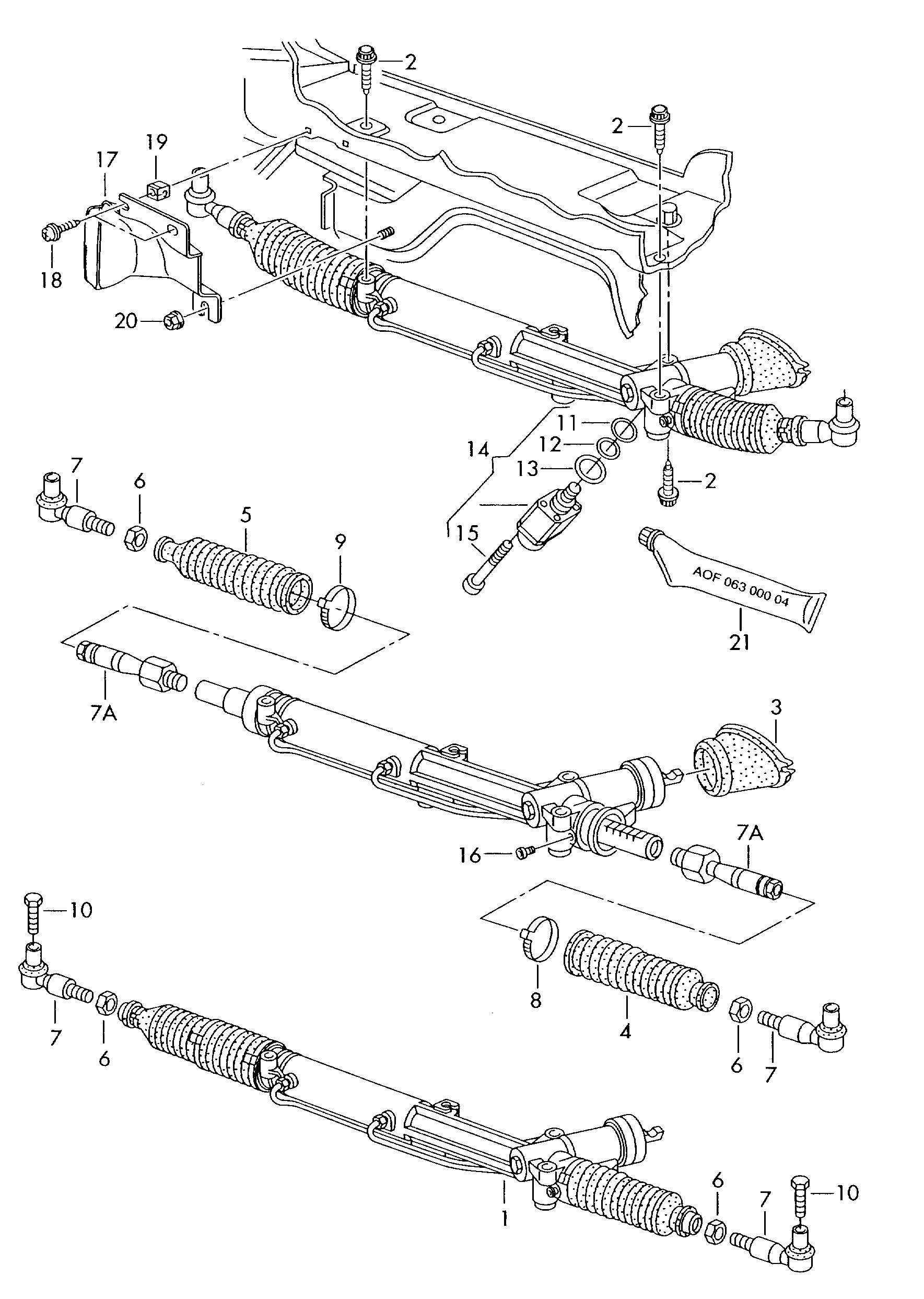 VAG 4D0 422 821 A - Giunto assiale, Asta trasversale www.autoricambi360.it