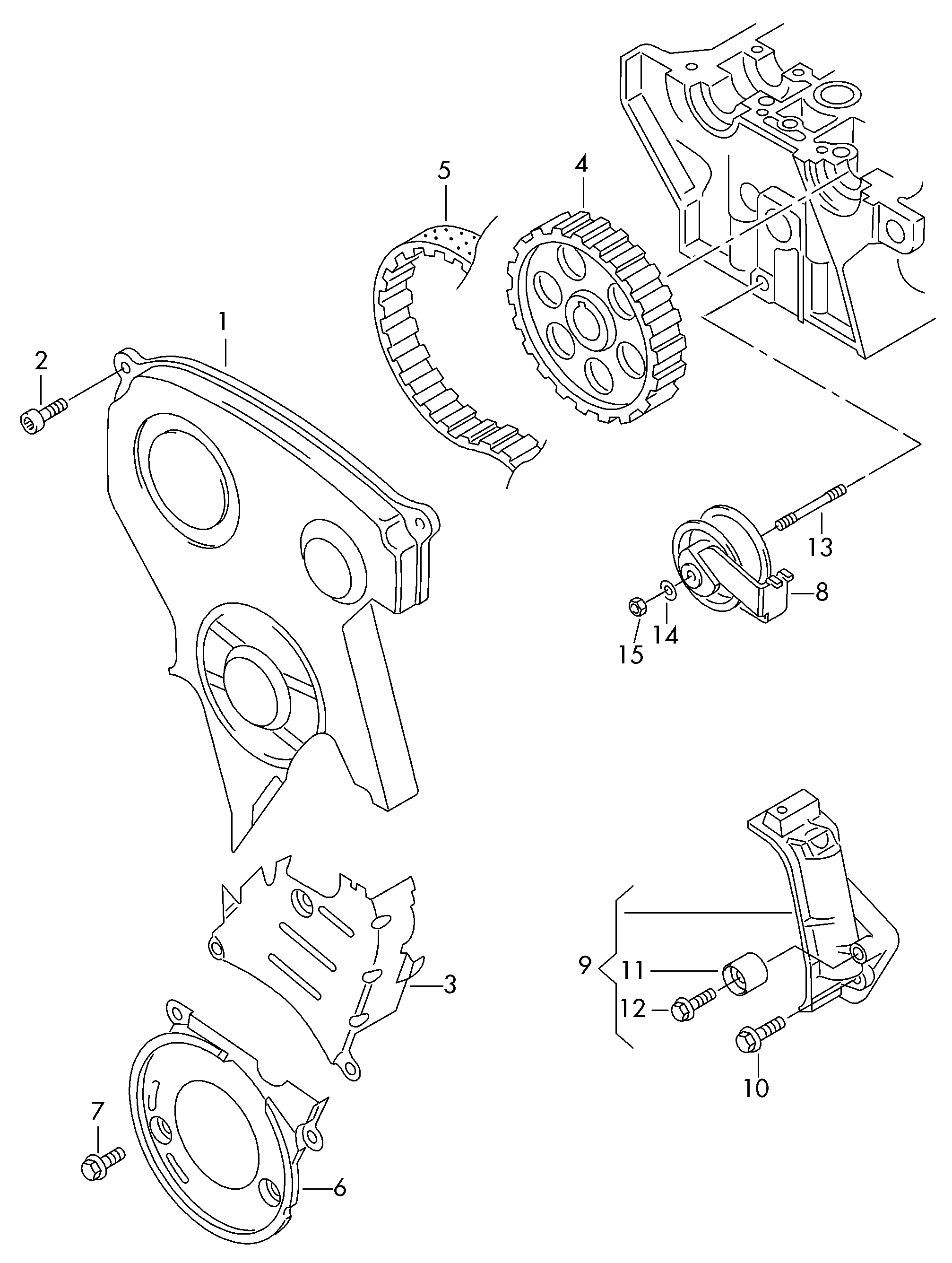 Autokit 03.80225 - Rullo tenditore, Cinghia dentata www.autoricambi360.it