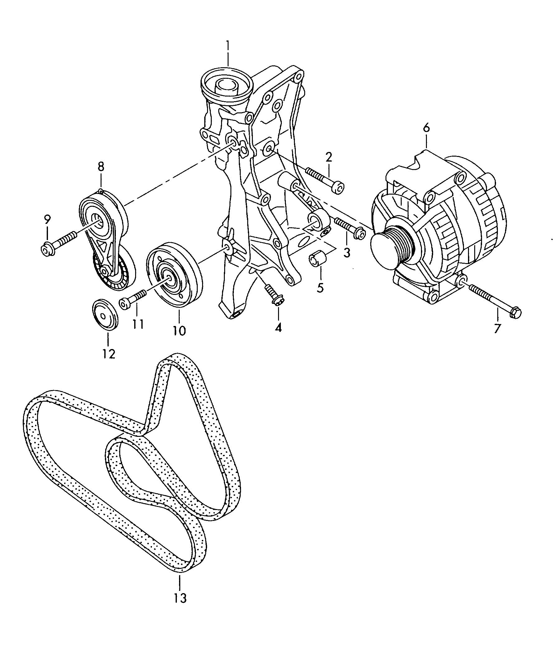 Autokit 03.81321 - Galoppino / Guidacinghia, Cinghia Poly-V www.autoricambi360.it