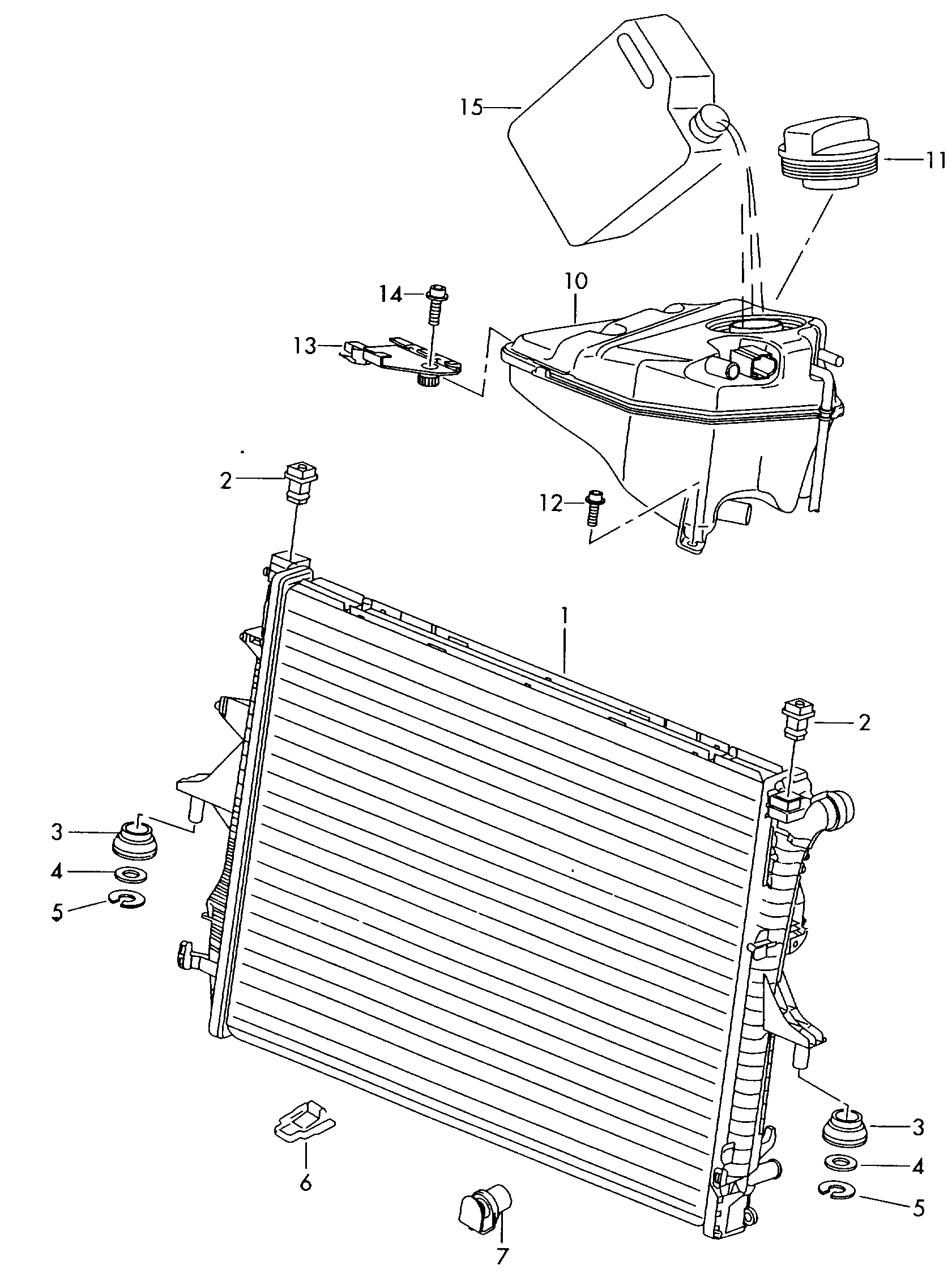 VAG 7L0121407E - Serbatoio compensazione, Refrigerante www.autoricambi360.it
