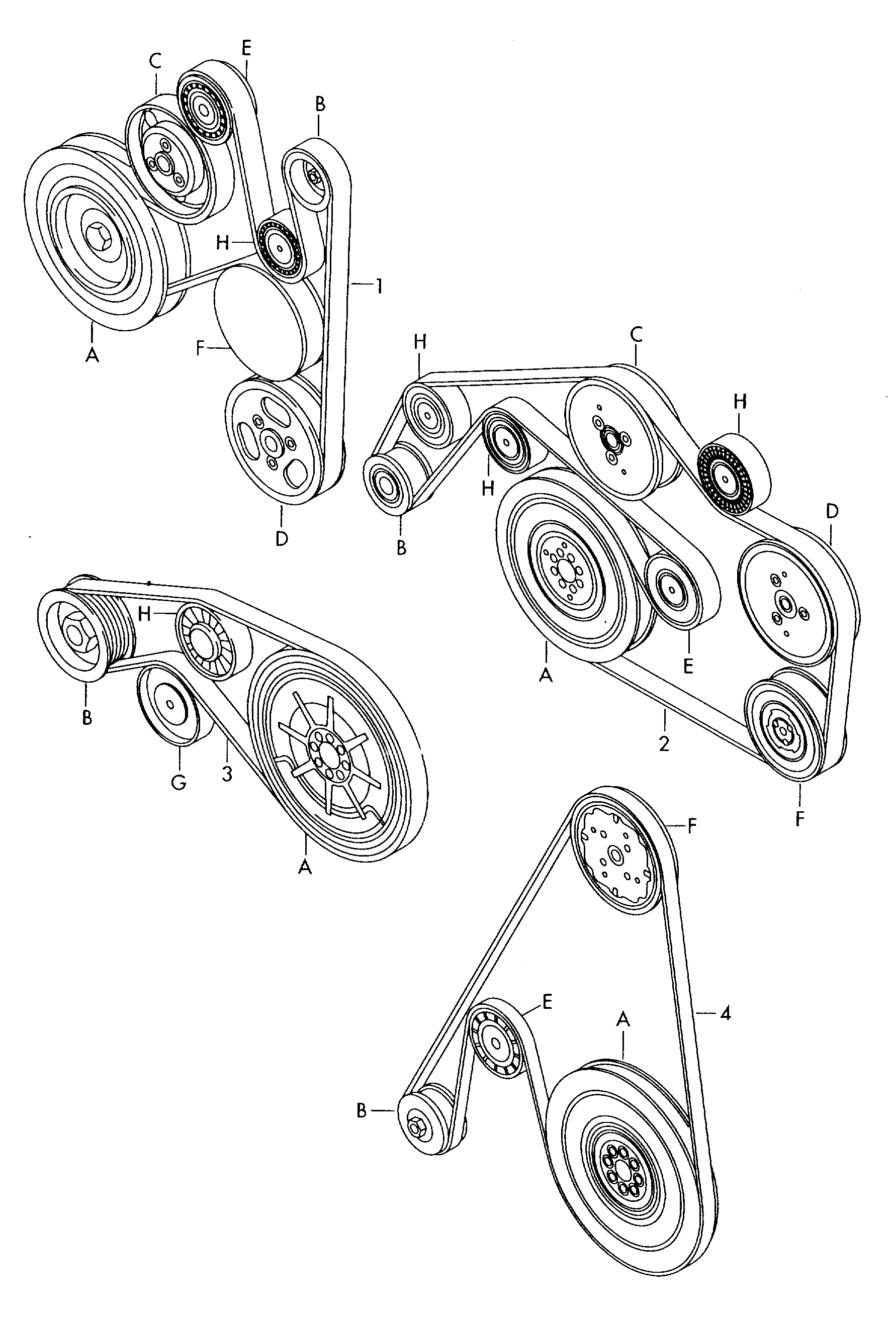 VAG 059 903 137 T - Cinghia Poly-V www.autoricambi360.it