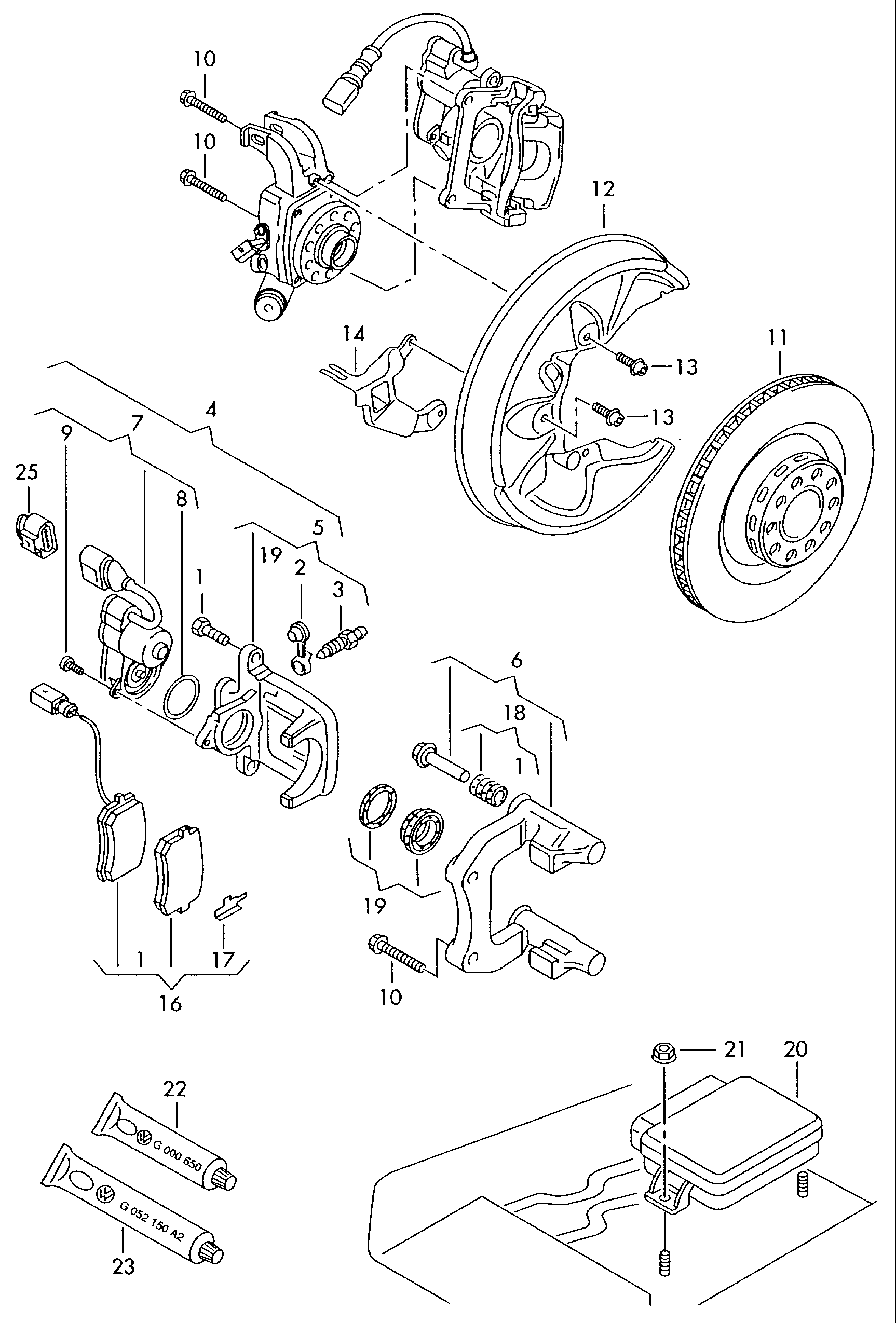 Samko 5SP1398 - Kit pastiglie freno, Freno a disco www.autoricambi360.it
