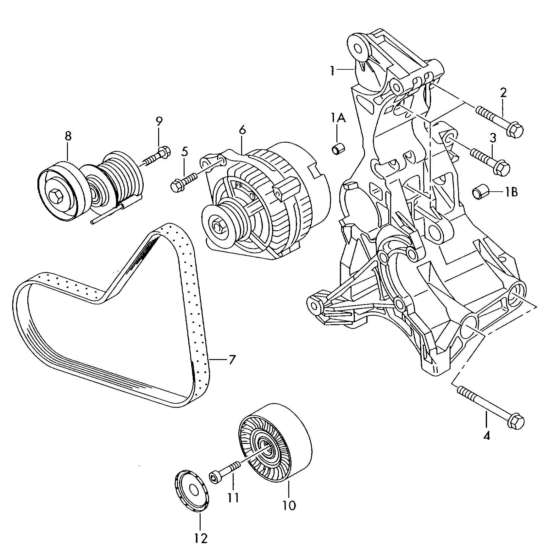 GATES T38427 - Tendicinghia, Cinghia Poly-V www.autoricambi360.it