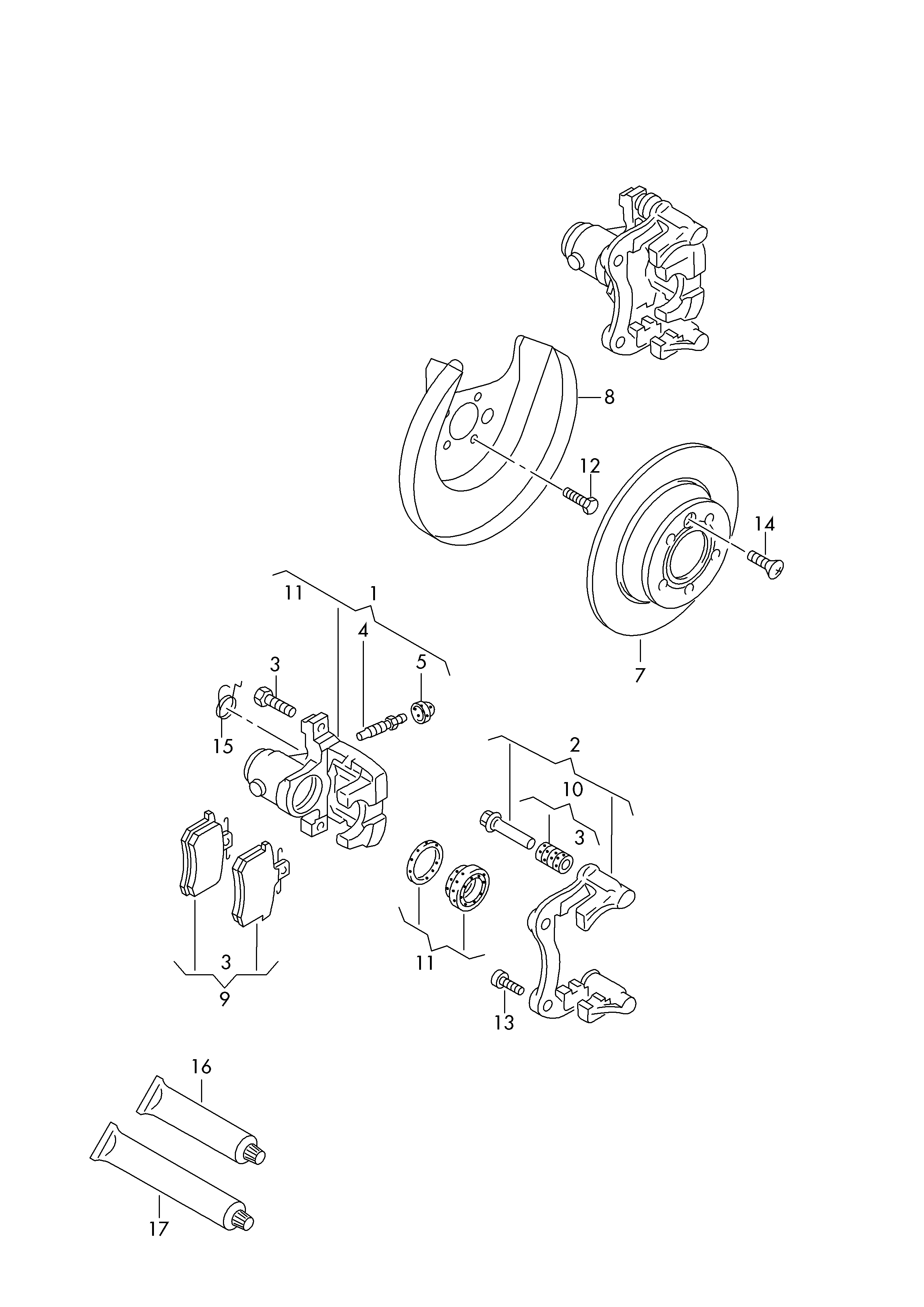 Samko 5SP634 - Kit pastiglie freno, Freno a disco www.autoricambi360.it