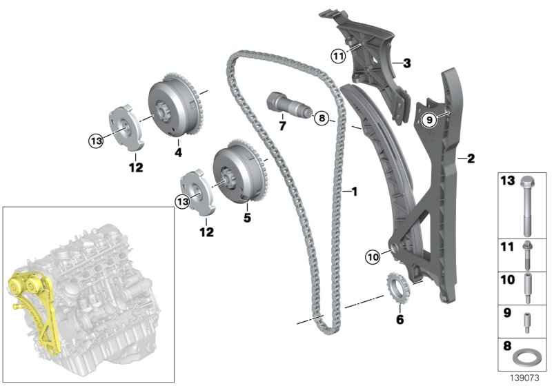 BMW 11 31 7 534 251 - Anello di tenuta, vite di scarico olio www.autoricambi360.it